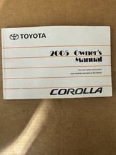 Toyota Corolla manual do proprietário 2005, usado comprar usado  Enviando para Brazil