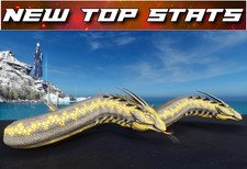 ARK Survival Ascended Basilisk Golden Top Stats PVE PS5/XBOX/PC comprar usado  Brasil 