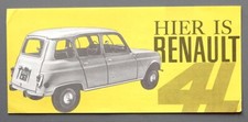 Prospekt Renault 4 L  von 1962 comprar usado  Enviando para Brazil