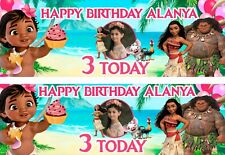 Personalised moana birthday for sale  WALSALL