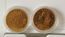 Moneta franchi helvetia usato  Italia