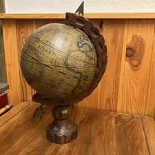Vintage geschnitzter globus gebraucht kaufen  Maulbronn