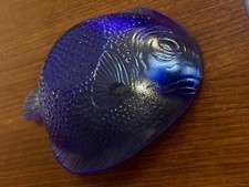 Lanche retrô azul cobalto em forma de peixe por Arcoroc França - 6 disponíveis, usado comprar usado  Enviando para Brazil