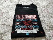 Camiseta masculina de algodão tamanho P Firstribe prancha surf gráfico tamanho P comprar usado  Enviando para Brazil