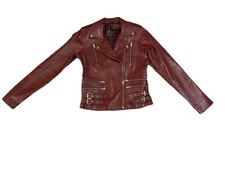 Burgundy genuine lambskin for sale  Buffalo