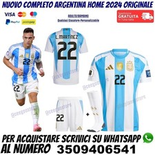 Maglia argentina lautaro usato  Pievepelago