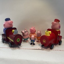 Peppa PigGrandpa Pigs Train Toy Talks & Sings2003, 4 Figures& Extra Train Engine, używany na sprzedaż  Wysyłka do Poland