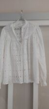 Chemise brodée blanche d'occasion  Granville