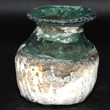 Vaso de vidro romano antigo genuíno com pátina por volta do século I a II dC comprar usado  Enviando para Brazil