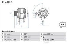 Bosch lichtmaschine generator gebraucht kaufen  Oberlungwitz