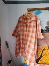 Orange checked shirts for sale  YORK