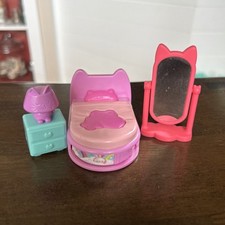 Travesseiro para casa de bonecas Gabby's gatos Sweet Dreams móveis para quarto 3 peças comprar usado  Enviando para Brazil