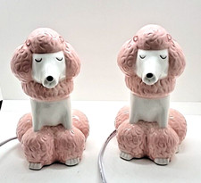 Pair poodle lamp for sale  Tinley Park