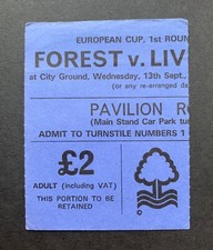 Nottingham forest liverpool for sale  NOTTINGHAM