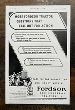 Fordson agricultural tractor for sale  LONDON