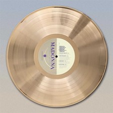 Arte de parede Madonna "True Blue" LP dourado disco comprar usado  Enviando para Brazil