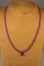 Rubin kette collier gebraucht kaufen  München