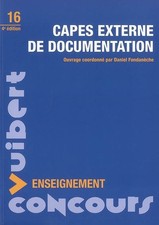 Capes externe documentation d'occasion  France