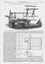 Máquina de colheita de encadernação de feixe Samuelson impressão antiga 1884, usado comprar usado Máquina de colheita de encadernação de feixe Samuelson impressão antiga 1884, usado comprar usado  Enviando para Brazil