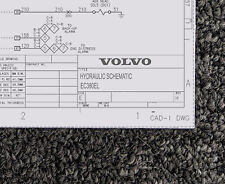 Diagrama esquemático hidráulico manual para escavadeira Volvo EC380EL comprar usado  Enviando para Brazil