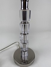Crystal chrome table for sale  Evansville