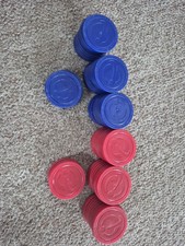 Blue red chic for sale  STAFFORD