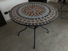 Tavolino esterno mosaico usato  Perugia