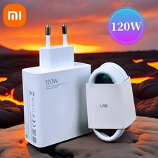 Carregador Original Xiaomi Turbo Carga Rápida 120W EU Hypercharge PD Adaptador para comprar usado  Enviando para Brazil