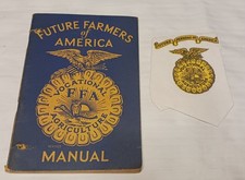 Old 1938 FFA Future Farmers Of America Manual Book And FFA Paper Napkin comprar usado  Enviando para Brazil