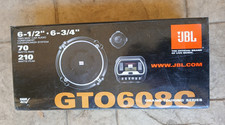 Sistema de alto-falante componente áudio veicular JBL GTO608C 210 Watts 6-1/2" novo/NOS comprar usado  Enviando para Brazil