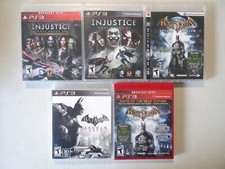 Lote de 5 - PS3 Batman Arkham Asylum INJUSTICE City PlayStation 3 - TESTADO NA CIB muito bom estado comprar usado  Enviando para Brazil