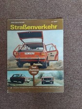 Deutsche straßenverkehr 1981 gebraucht kaufen  Wittenberg