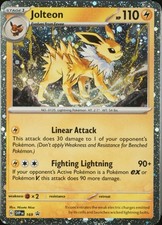 Jolteon 169 scarlet for sale  Austin