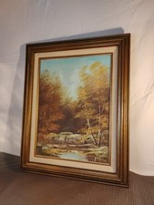 Vintage oil painting for sale  Fort Gratiot