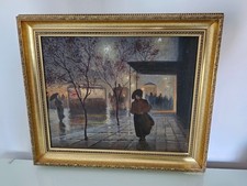 ölgemälde goldrahmen nacht gebraucht kaufen  Berlin