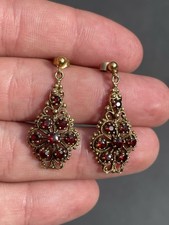 garnet earrings for sale  BRIGHTON