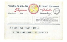 Usado, IT-01 ITÁLIA 1927 CARTÃO POSTAL ITÁLICO SUBMARINO TELÉGRAFO CO MILANO-TORINO 40 CENTAVOS comprar usado  Enviando para Brazil
