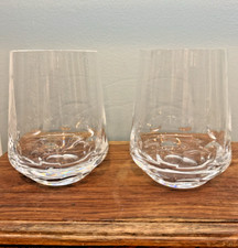 Juego de 2 vasos Waterford John Rocha con estampado antiguo 4,5" segunda mano  Embacar hacia Mexico