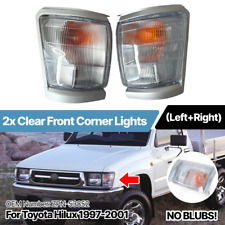 Usado, 2x Indicador Repetidor de Lâmpada de Canto Frontal Transparente para Toyota Hilux 1997-2001 comprar usado  Enviando para Brazil