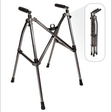 Stander Able Life Space Saver Walker Lite dobrável sem rodas preto nogueira 4270 comprar usado  Enviando para Brazil