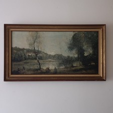 Magnifique tableau peinture d'occasion  Steenwerck