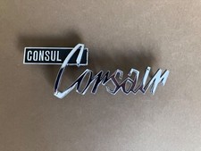 Emblema de porta-malas Ford Consul Corsair placa de identificação vintage 1964-1967 comprar usado  Enviando para Brazil