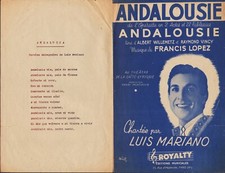 Luis mariano andalousie d'occasion  Mennecy
