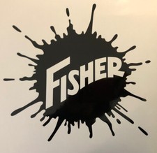 Fisher snowplow decal for sale  Belchertown