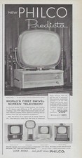1958 Philco Ad Predicta TV de Mesa 4242-L 21" Revista Anúncio comprar usado  Enviando para Brazil