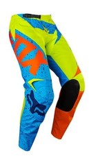 Calça quadriciclo FOX RACING JUVENIL INFANTIL MOTOCROSS 180 AMARELO NIRV/AZUL comprar usado  Enviando para Brazil