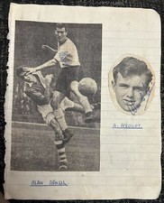 Autógrafo de futebol americano assinado por Alan Arnell A’Court Liverpool Northampton Town década de 1950 comprar usado  Enviando para Brazil