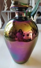 Vase vintage iridescent d'occasion Vase vintage iridescent d'occasion  Habsheim