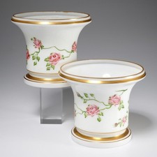 Vintage handpainted rose d'occasion  Expédié en Belgium