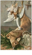 Hunting. 24499.oilette.deer an d'occasion  Expédié en Belgium